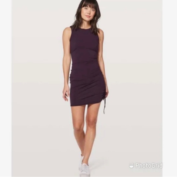 lululemon athletica Dresses & Skirts - Lulu lemon body con dress with side cinch
